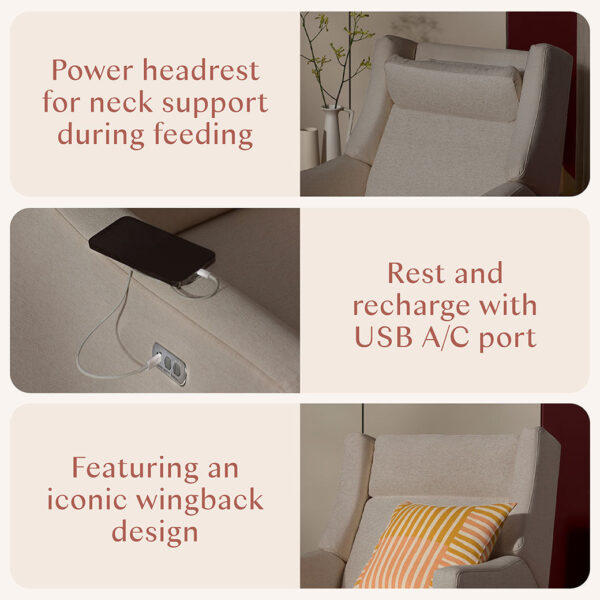 Verlain Power Recliner & Swivel Glider – Comfortable Nursery Seating - Image 28