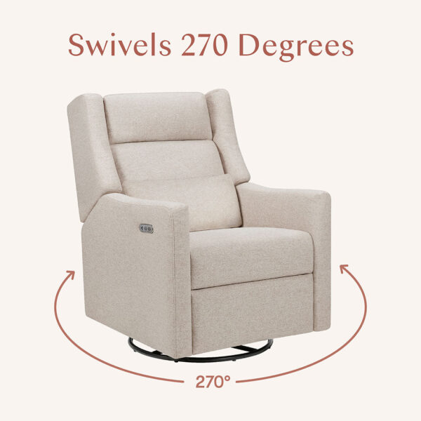 Verlain Power Recliner & Swivel Glider – Comfortable Nursery Seating - Image 27