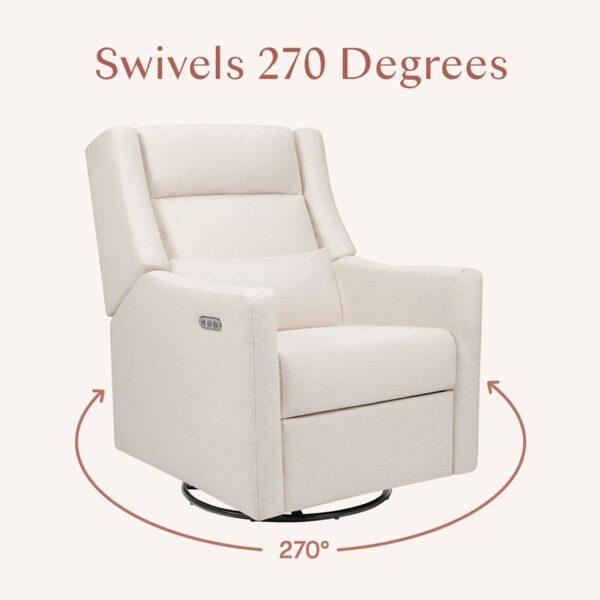 Verlain Power Recliner & Swivel Glider – Comfortable Nursery Seating - Image 8