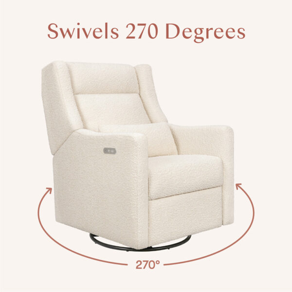 Verlain Power Recliner & Swivel Glider – Comfortable Nursery Seating - Image 44