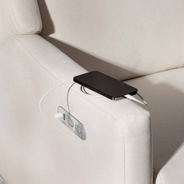 Verlain Power Recliner & Swivel Glider – Comfortable Nursery Seating - Image 5