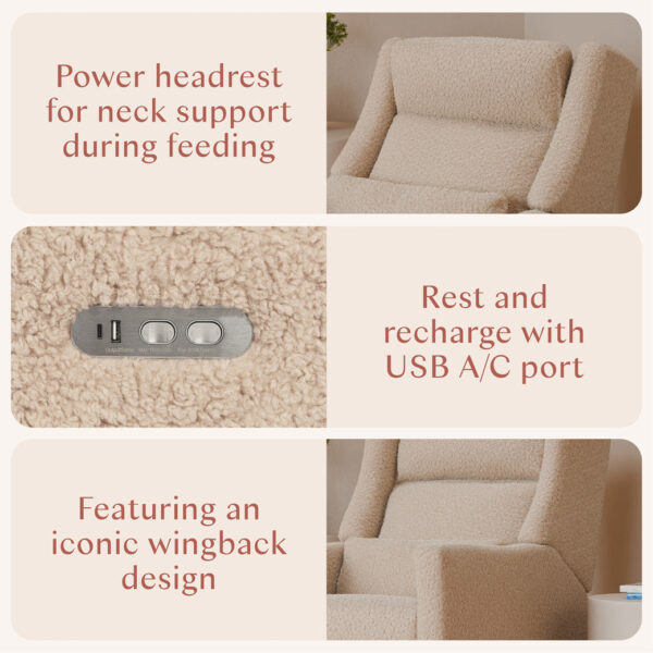 Verlain Power Recliner & Swivel Glider – Comfortable Nursery Seating - Image 72