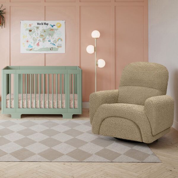 Verlain Rainbow Recliner – Comfortable Swivel Glider Chair for Nursery - Image 19