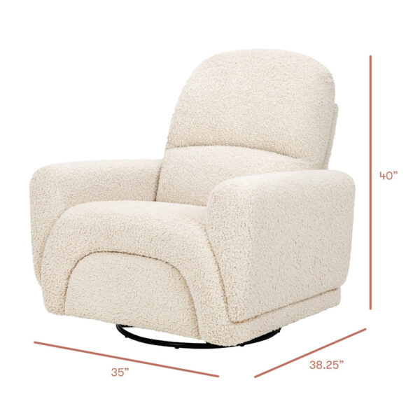Verlain Rainbow Recliner – Comfortable Swivel Glider Chair for Nursery - Image 6