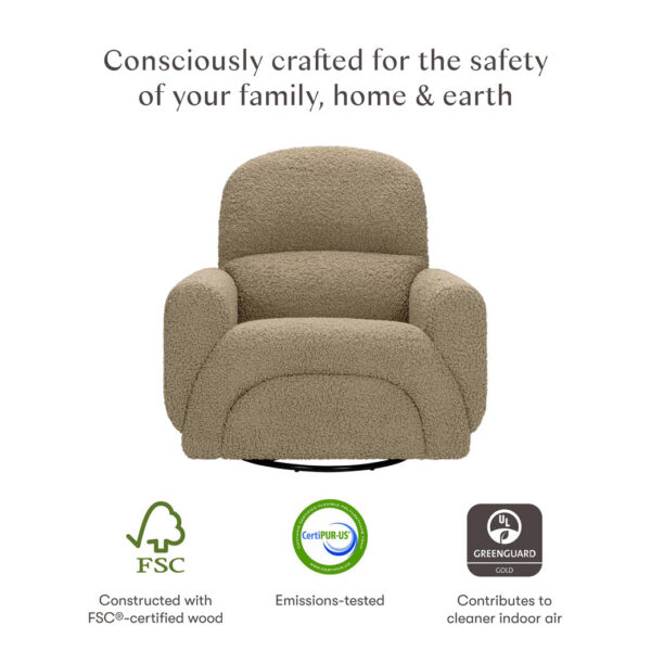 Verlain Rainbow Recliner – Comfortable Swivel Glider Chair for Nursery - Image 15