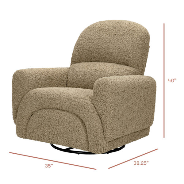 Verlain Rainbow Recliner – Comfortable Swivel Glider Chair for Nursery - Image 16