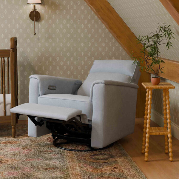 Verlain Power Glider Recliner with Adjustable Headrest – Cozy Nursery Chair - Image 29