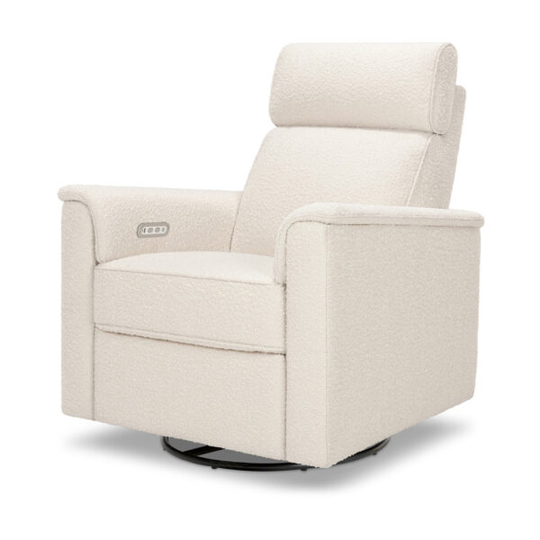 Verlain Power Glider Recliner with Adjustable Headrest – Cozy Nursery Chair - Image 32