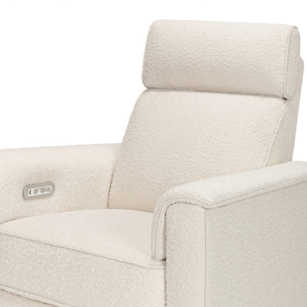 Verlain Power Glider Recliner with Adjustable Headrest – Cozy Nursery Chair - Image 35