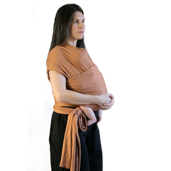 Verlain Organic Cotton Baby Wrap – Soft & Breathable Newborn Carrier - Image 12