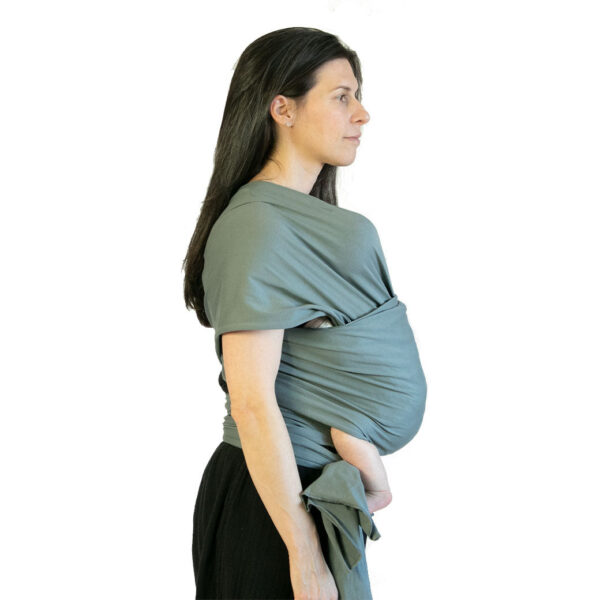 Verlain Organic Cotton Baby Wrap – Soft & Breathable Newborn Carrier - Image 21