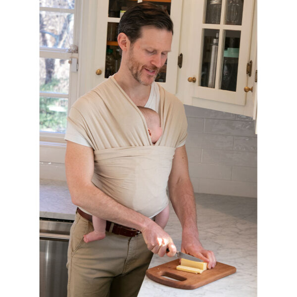 Verlain Organic Cotton Baby Wrap – Soft & Breathable Newborn Carrier - Image 6