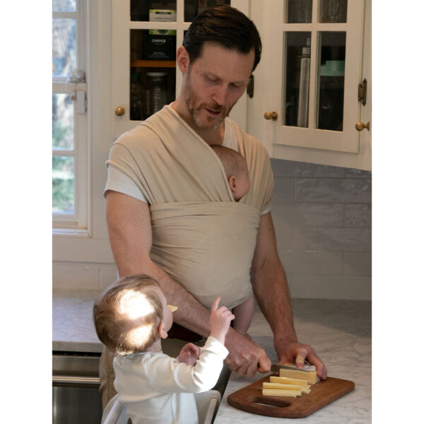 Verlain Organic Cotton Baby Wrap – Soft & Breathable Newborn Carrier - Image 7
