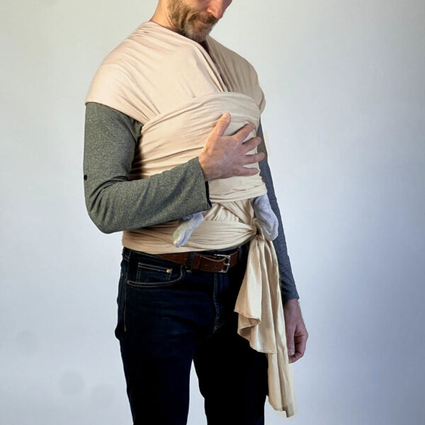 Verlain Organic Cotton Baby Wrap – Soft & Breathable Newborn Carrier - Image 2