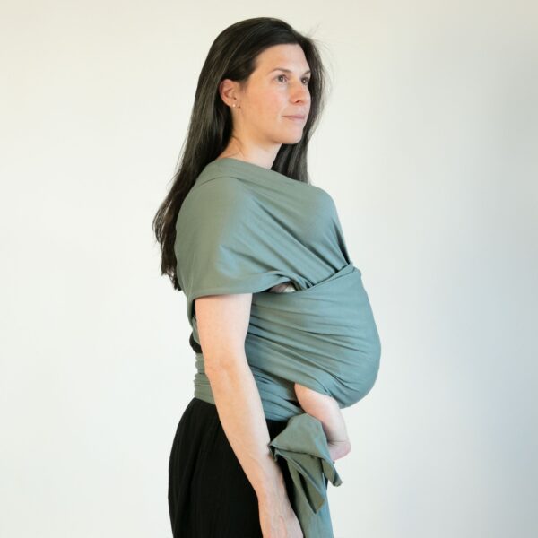Verlain Organic Cotton Baby Wrap – Soft & Breathable Newborn Carrier - Image 23