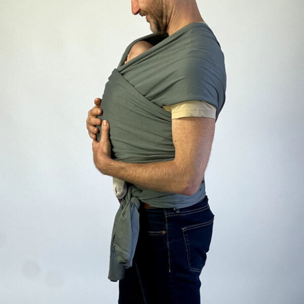 Verlain Organic Cotton Baby Wrap – Soft & Breathable Newborn Carrier - Image 25