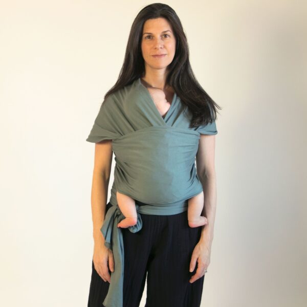 Verlain Organic Cotton Baby Wrap – Soft & Breathable Newborn Carrier - Image 24